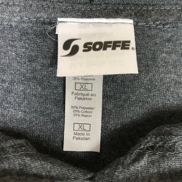 SOFFE Juniors Pullover T-Shirt Lightweight Hoodie - Picture 2 of 3